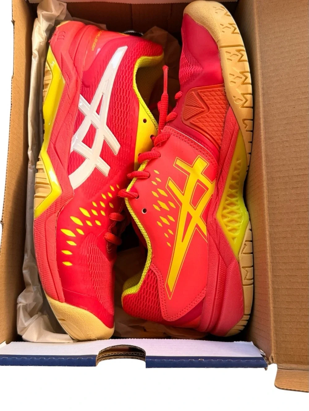 ASICS Women's Gel-Challenger 12 Clay Tennis Shoes Laser Pink & Neon Yellow